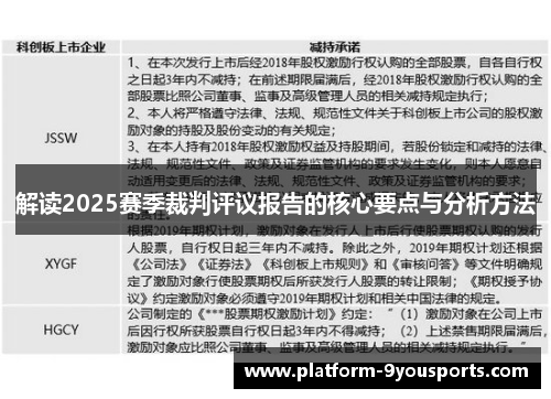 解读2025赛季裁判评议报告的核心要点与分析方法